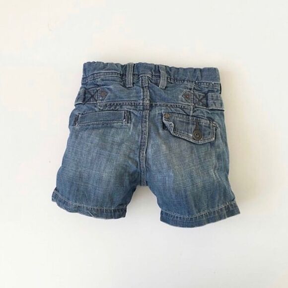 H&M denim shorts VGUC 12-18 months - Picture 2 of 2